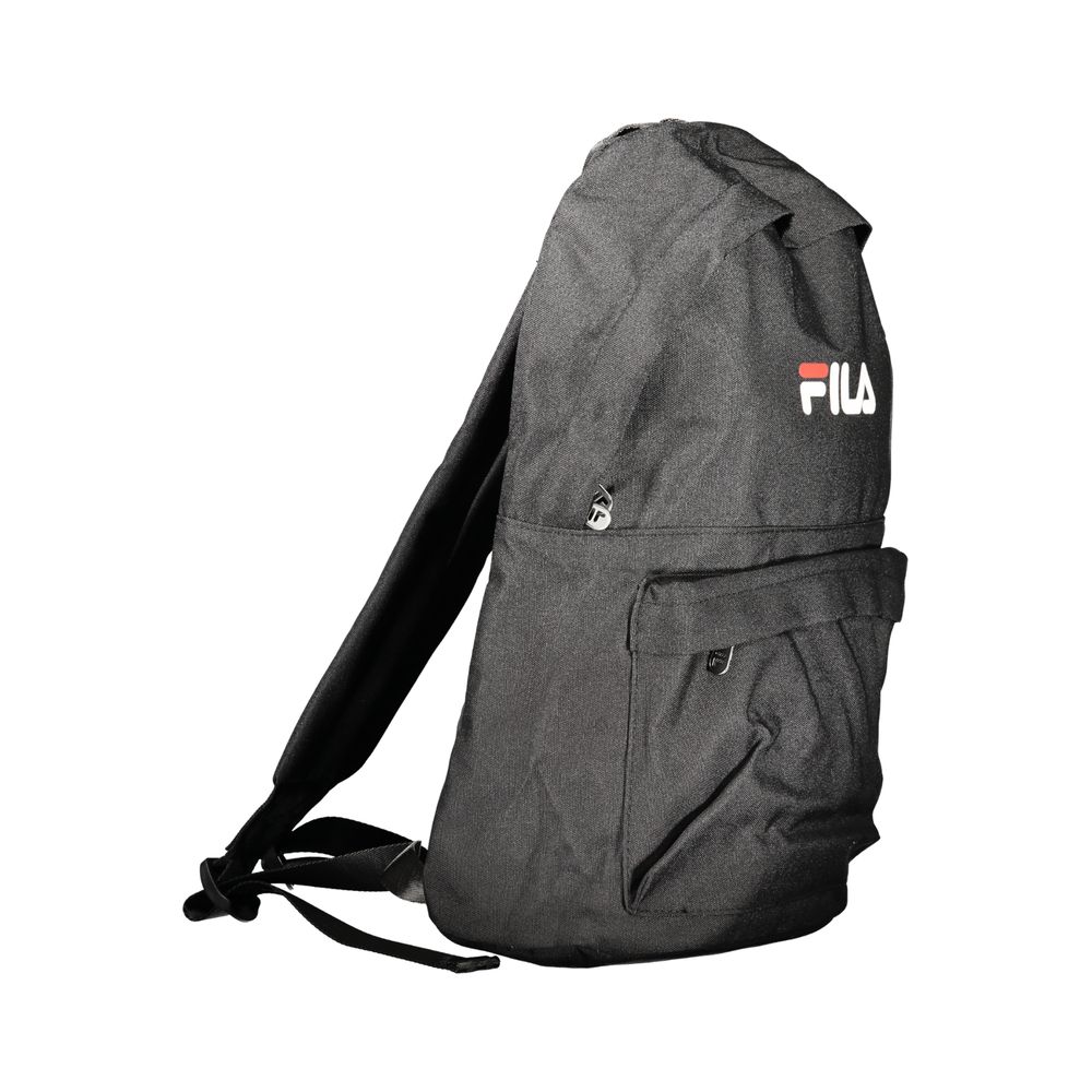 Fila Black Polyester Men Backpack | Regal Royce