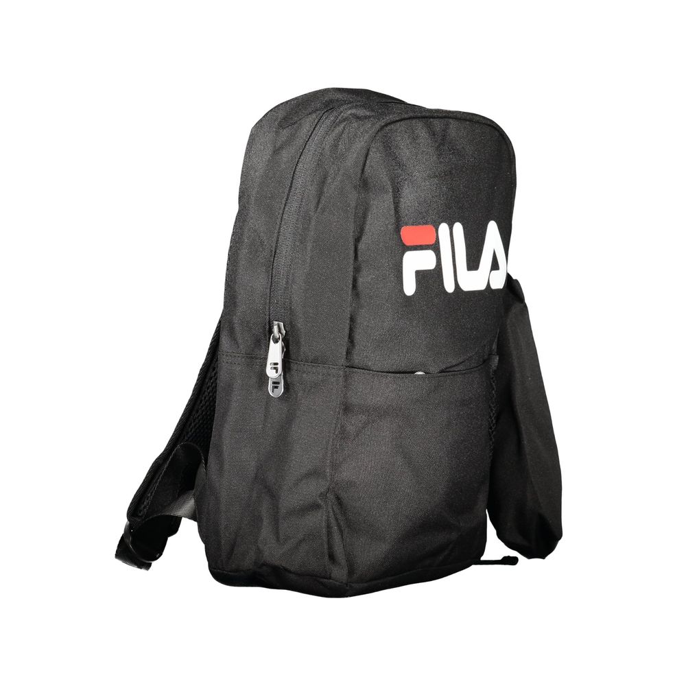 Fila Black Polyester Men Backpack | Regal Royce