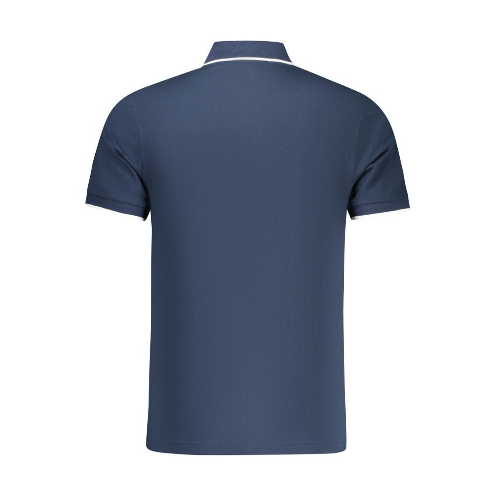 Hugo Boss Blue Cotton Men Polo Shirt | Regal Royce