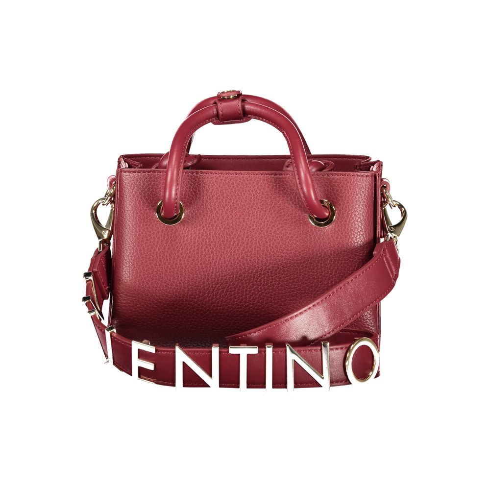 Mario Valentino Rosso Polyurethane Women Handbag | Regal Royce