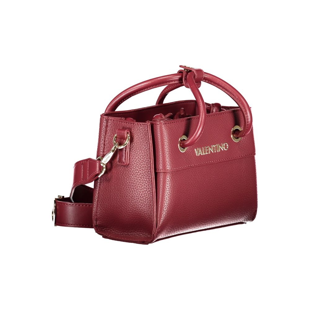 Mario Valentino Rosso Polyurethane Women Handbag | Regal Royce