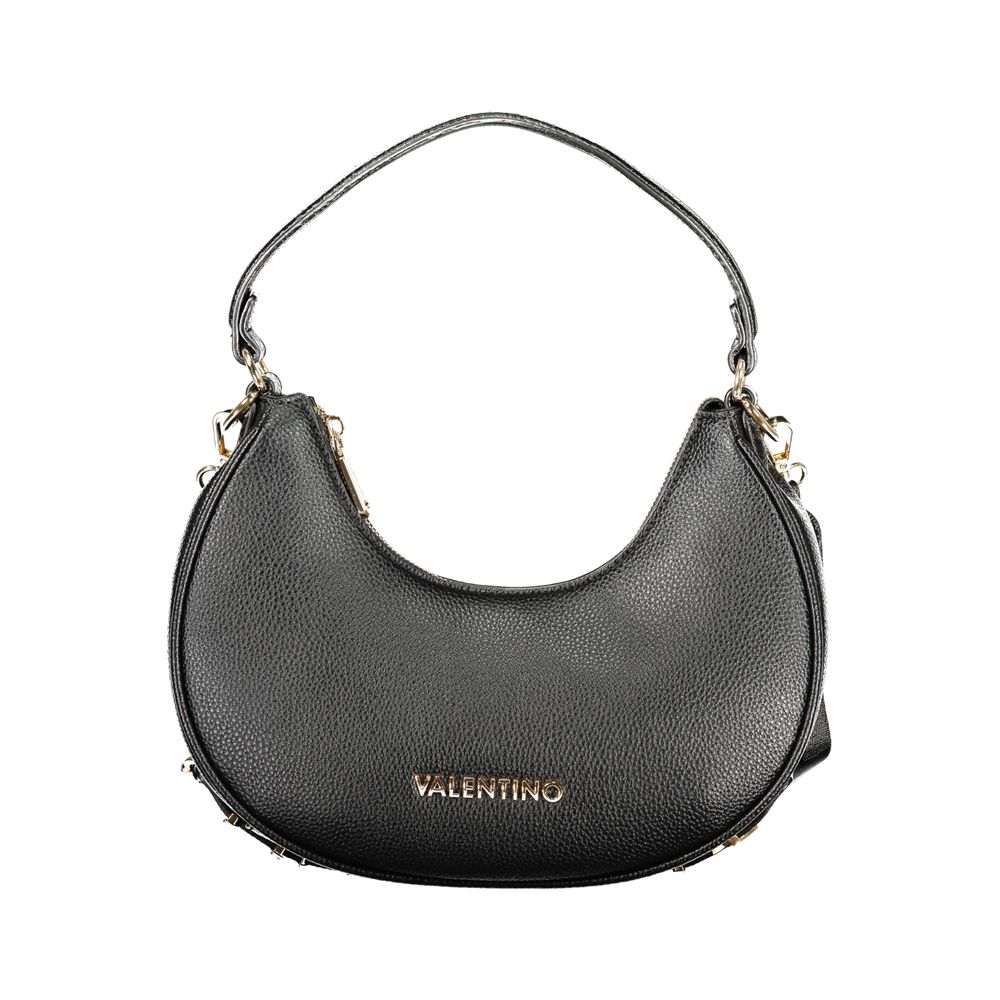 Mario Valentino Nero Poliuretano Women Shoulder Bag | Regal Royce