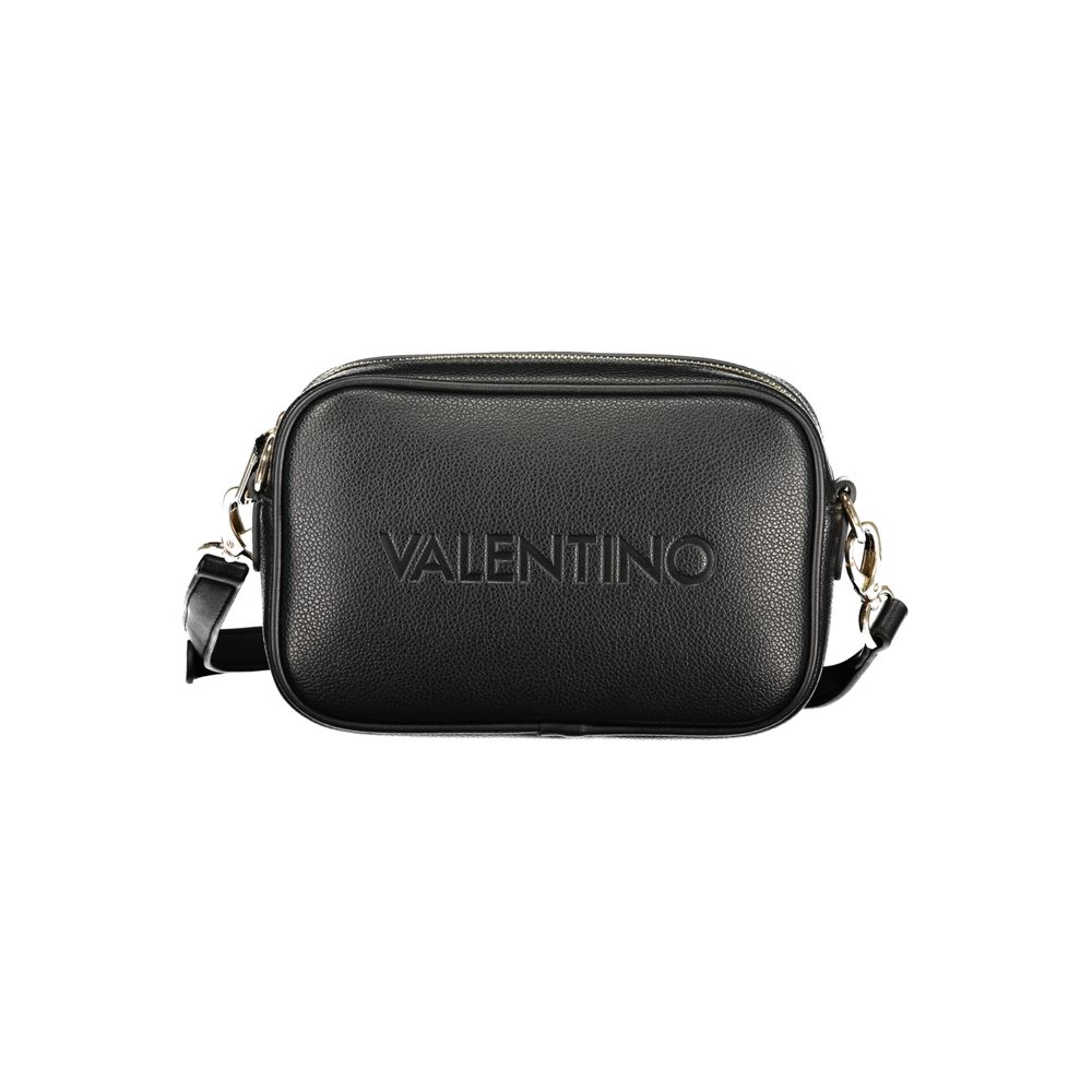 Mario Valentino Black Polyurethane Women Handbag | Regal Royce