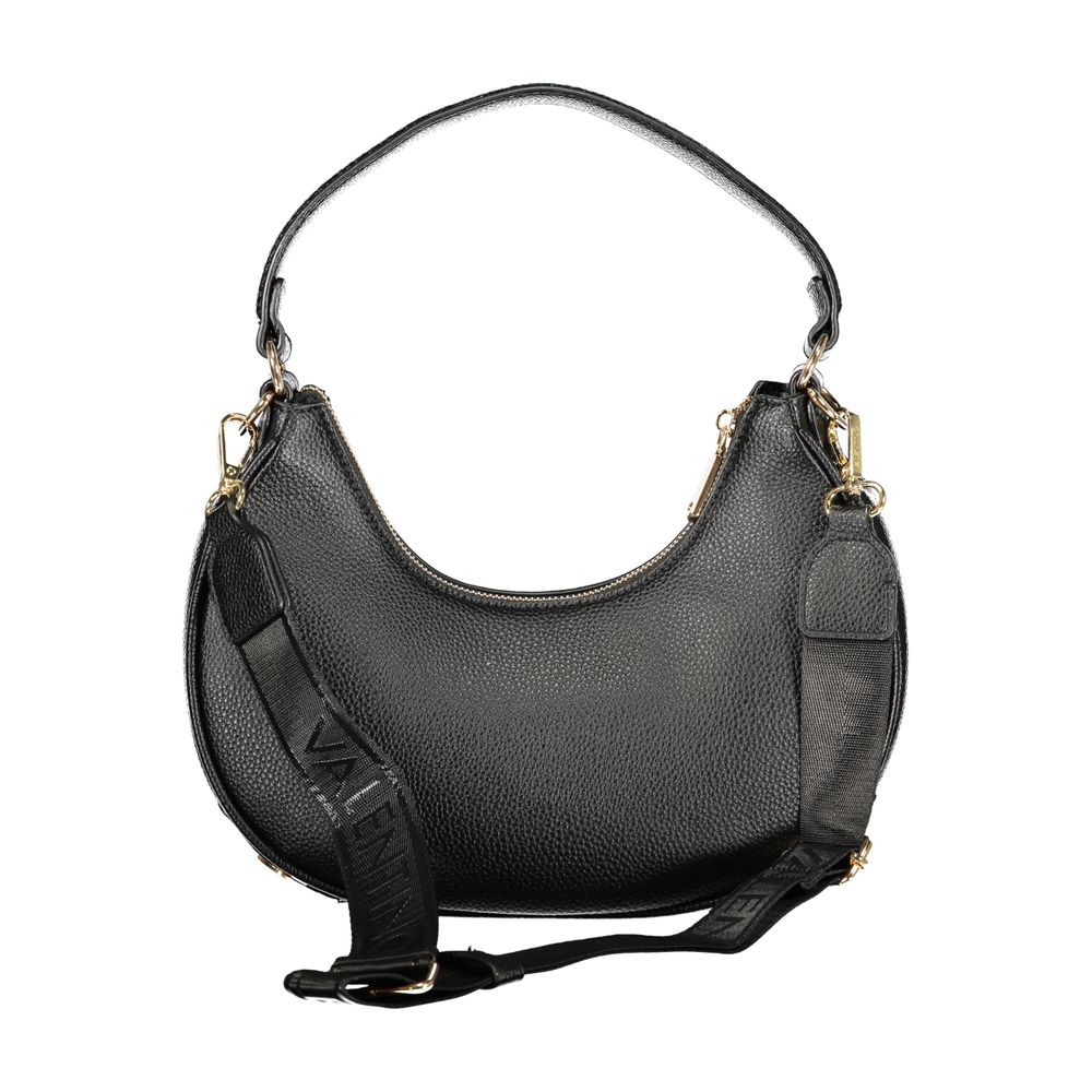 Mario Valentino Nero Poliuretano Women Shoulder Bag | Regal Royce