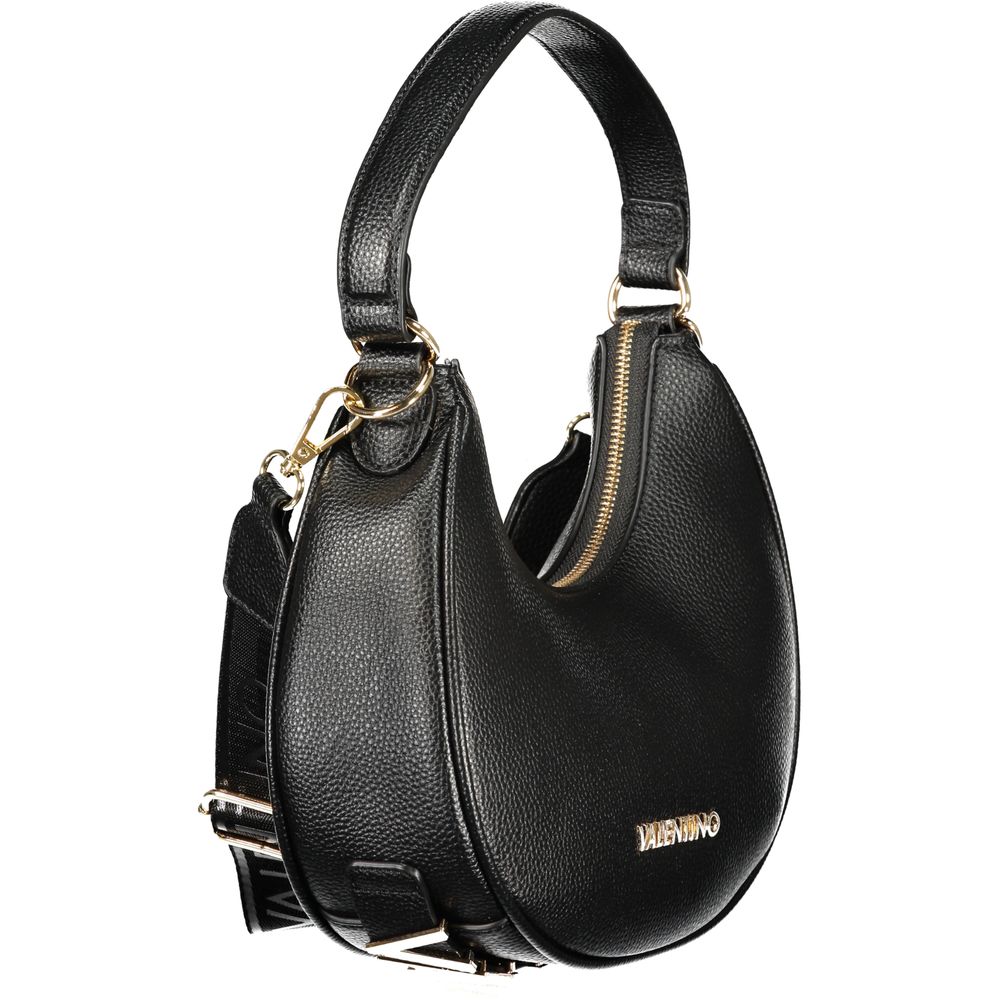 Mario Valentino Nero Poliuretano Women Shoulder Bag | Regal Royce