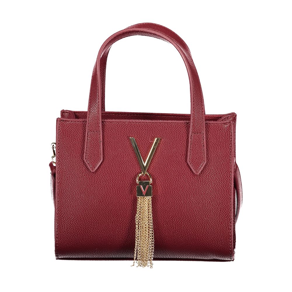 Mario Valentino Rosso Polyurethane Women Handbag | Regal Royce
