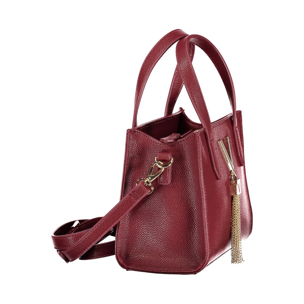 Mario Valentino Rosso Polyurethane Women Handbag | Regal Royce