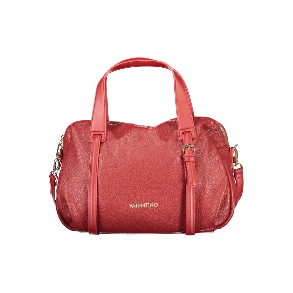 Mario Valentino Red Polyurethane Women Handbag | Regal Royce