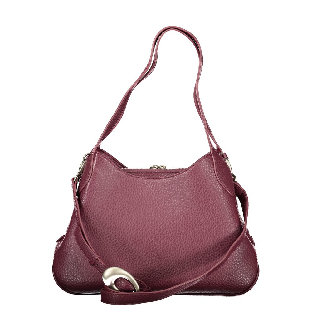 Mario Valentino Rosso Polyurethane Women Handbag | Regal Royce