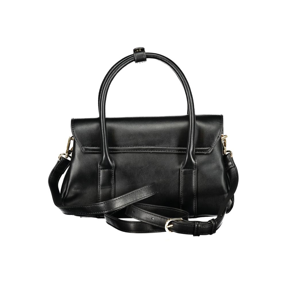 Mario Valentino Nero Polyurethane Women's Handbag | Regal Royce