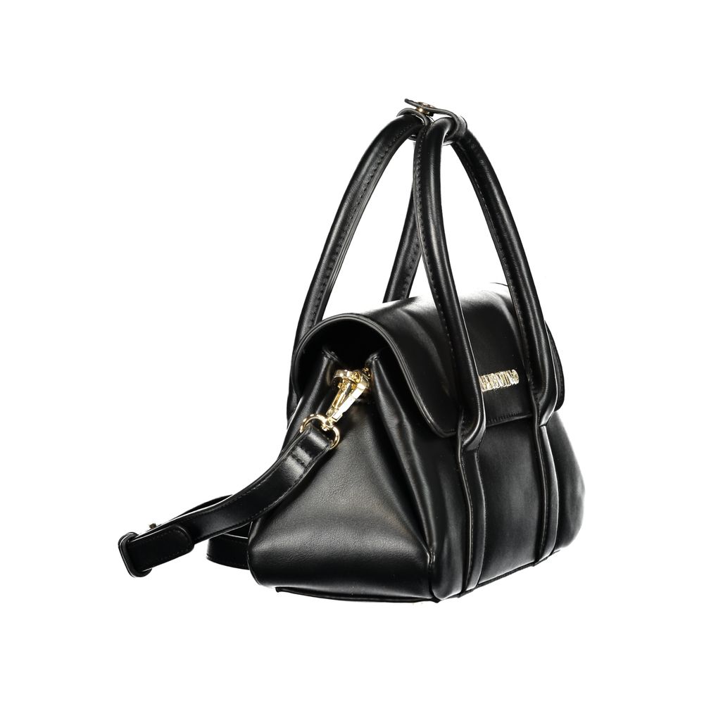 Mario Valentino Nero Polyurethane Women's Handbag | Regal Royce