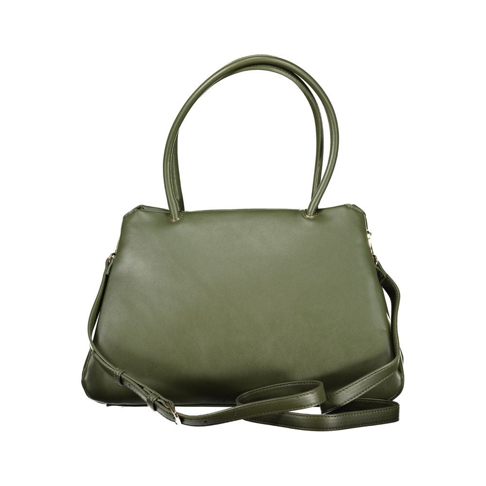 Mario Valentino Verde Polyurethane Women Handbag | Regal Royce