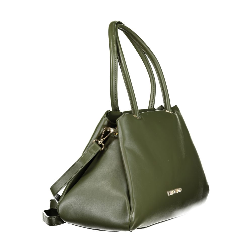 Mario Valentino Verde Polyurethane Women Handbag | Regal Royce