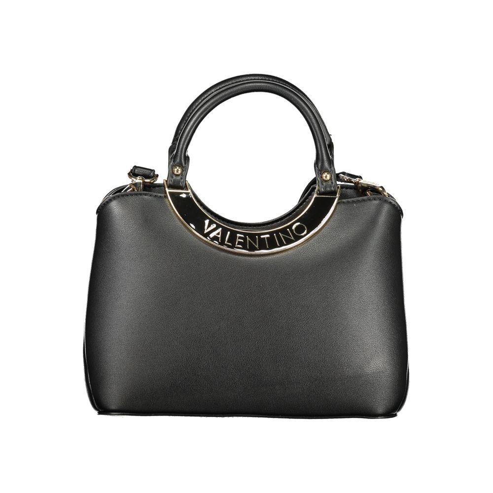 Mario Valentino Nero Poliuretano Women Handbag | Regal Royce
