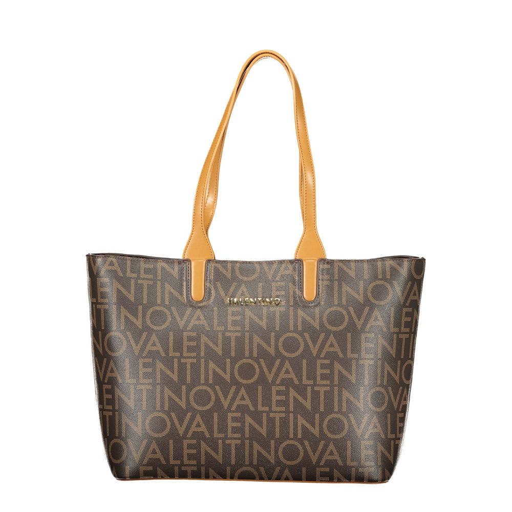 Mario Valentino Brown Polyurethane Women's Bag | Regal Royce