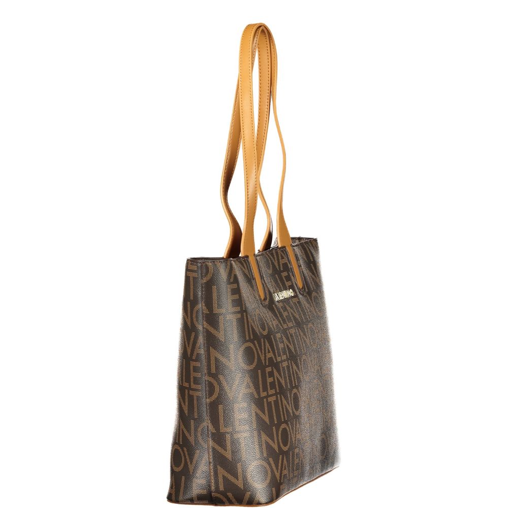 Mario Valentino Brown Polyurethane Women's Bag | Regal Royce