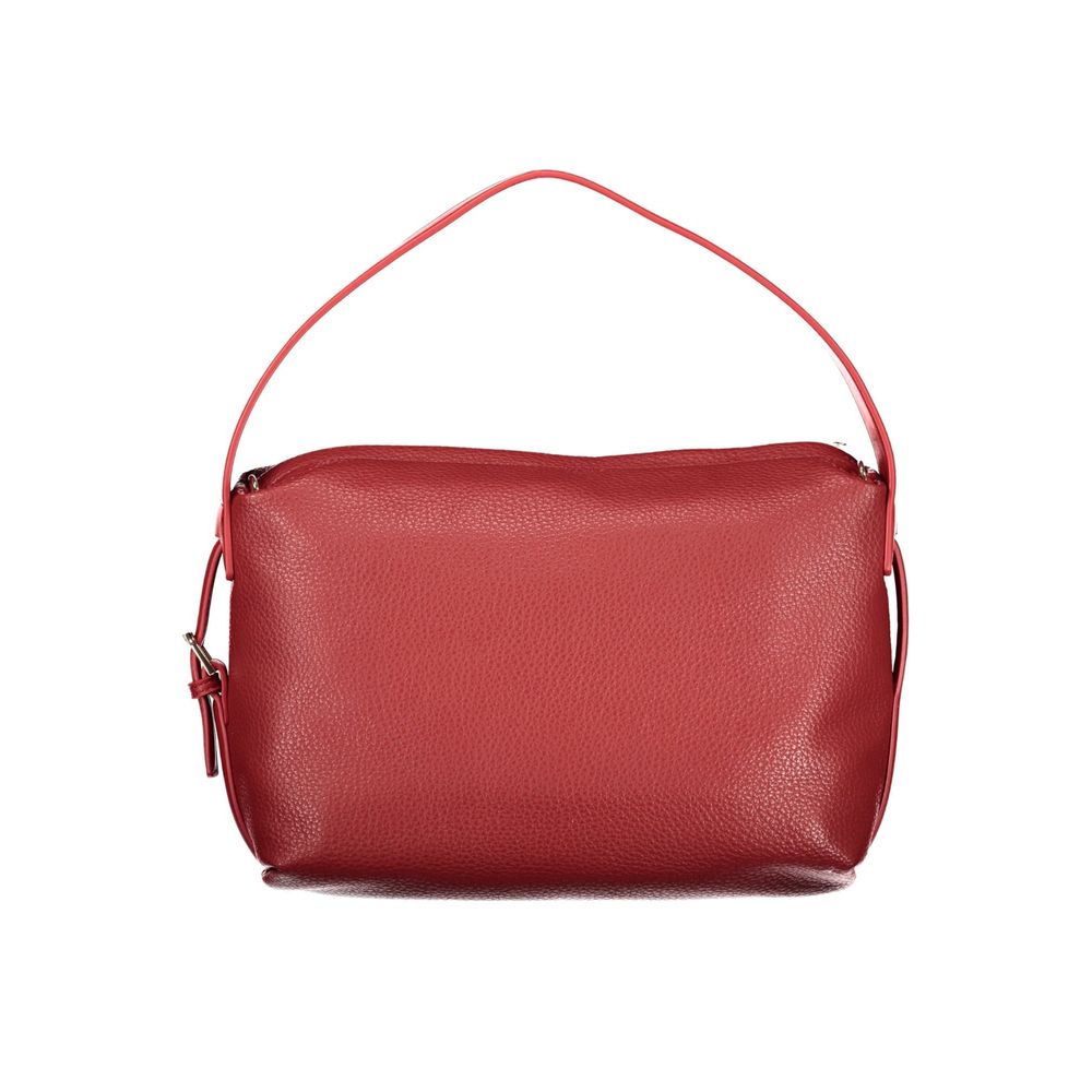 Mario Valentino Rosso Polyurethane Women Shoulder Bag | Regal Royce