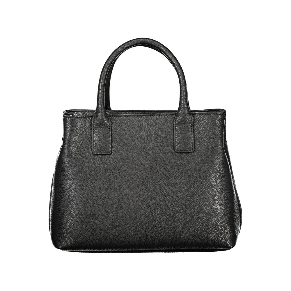 Mario Valentino Nero Poliuretano Women Handbag | Regal Royce
