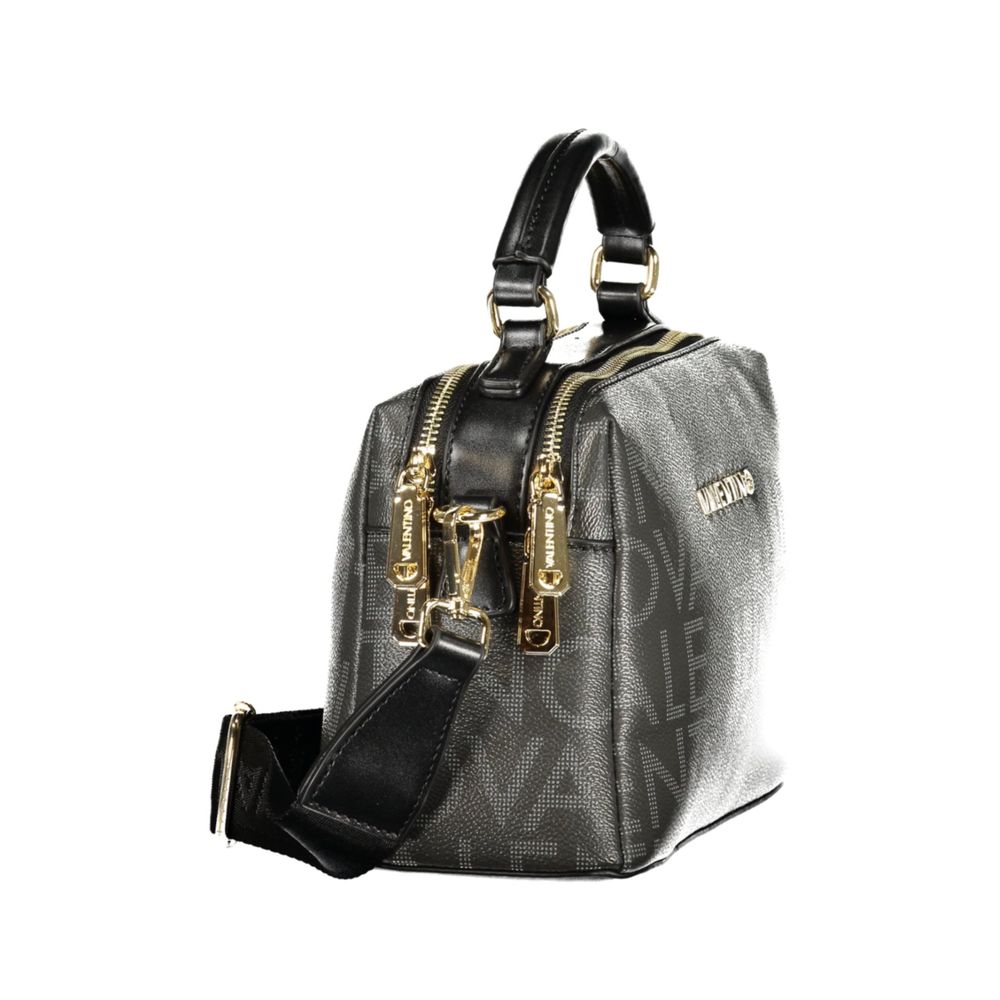 Mario Valentino Nero Polyurethane Women Handbag | Regal Royce