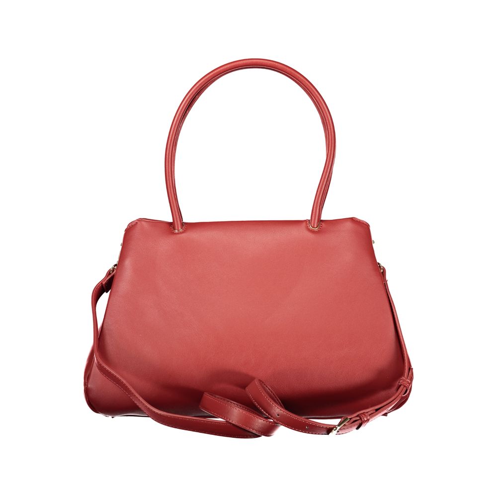 Mario Valentino Rosso Poliuretano Woman Handbag | Regal Royce