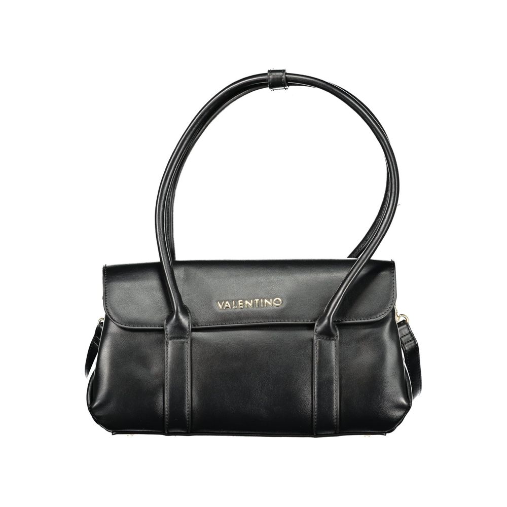 Mario Valentino Nero Poliuretano Woman Shoulder Bag | Regal Royce