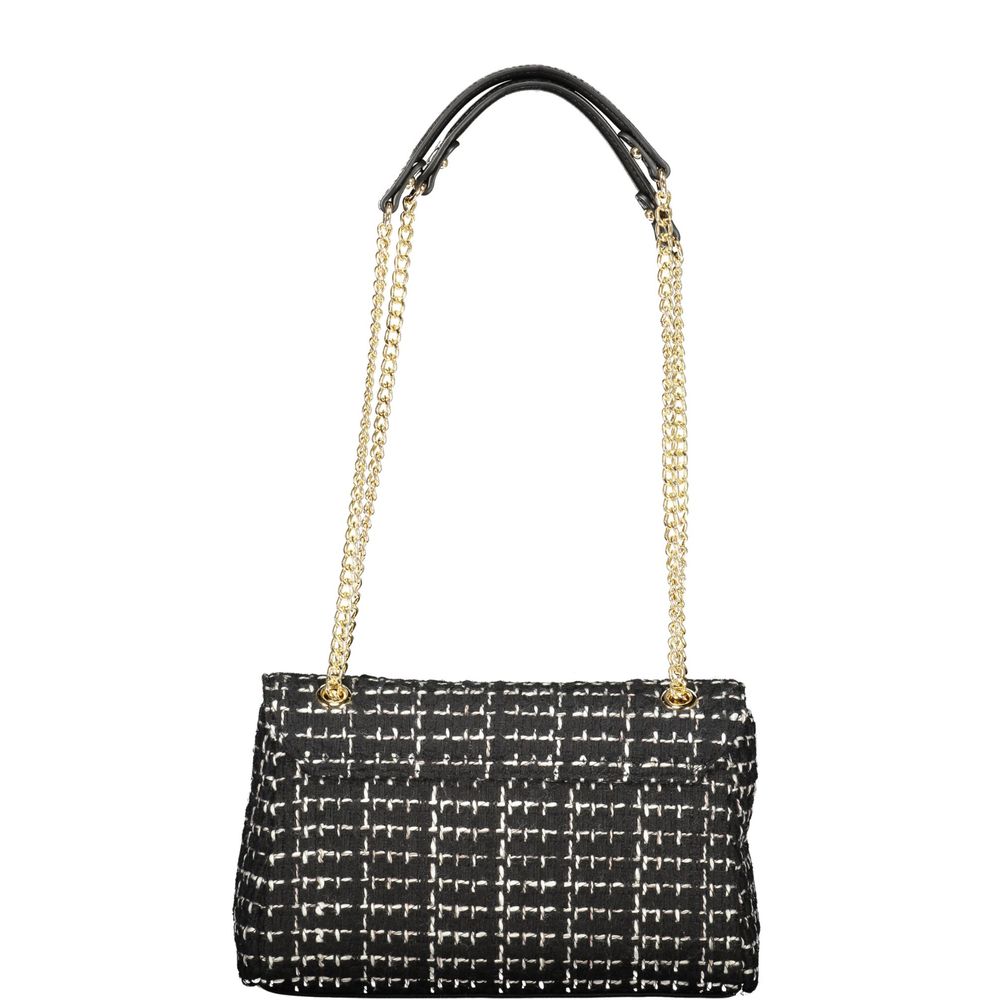 Mario Valentino Nero Polyurethane Women Shoulder Bag | Regal Royce