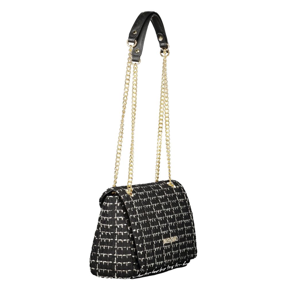 Mario Valentino Nero Polyurethane Women Shoulder Bag | Regal Royce