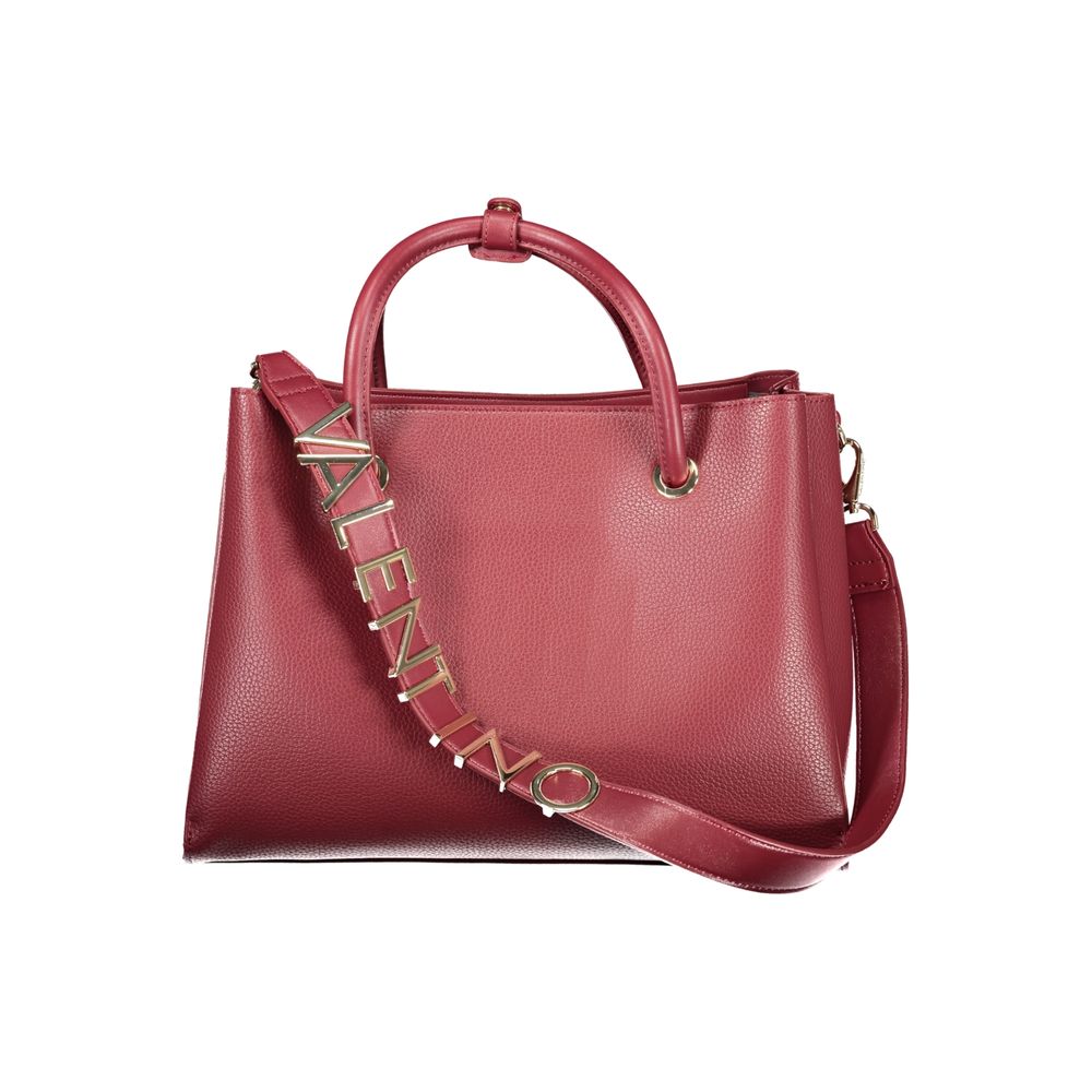Mario Valentino Rosso Polyurethane Women Handbag | Regal Royce