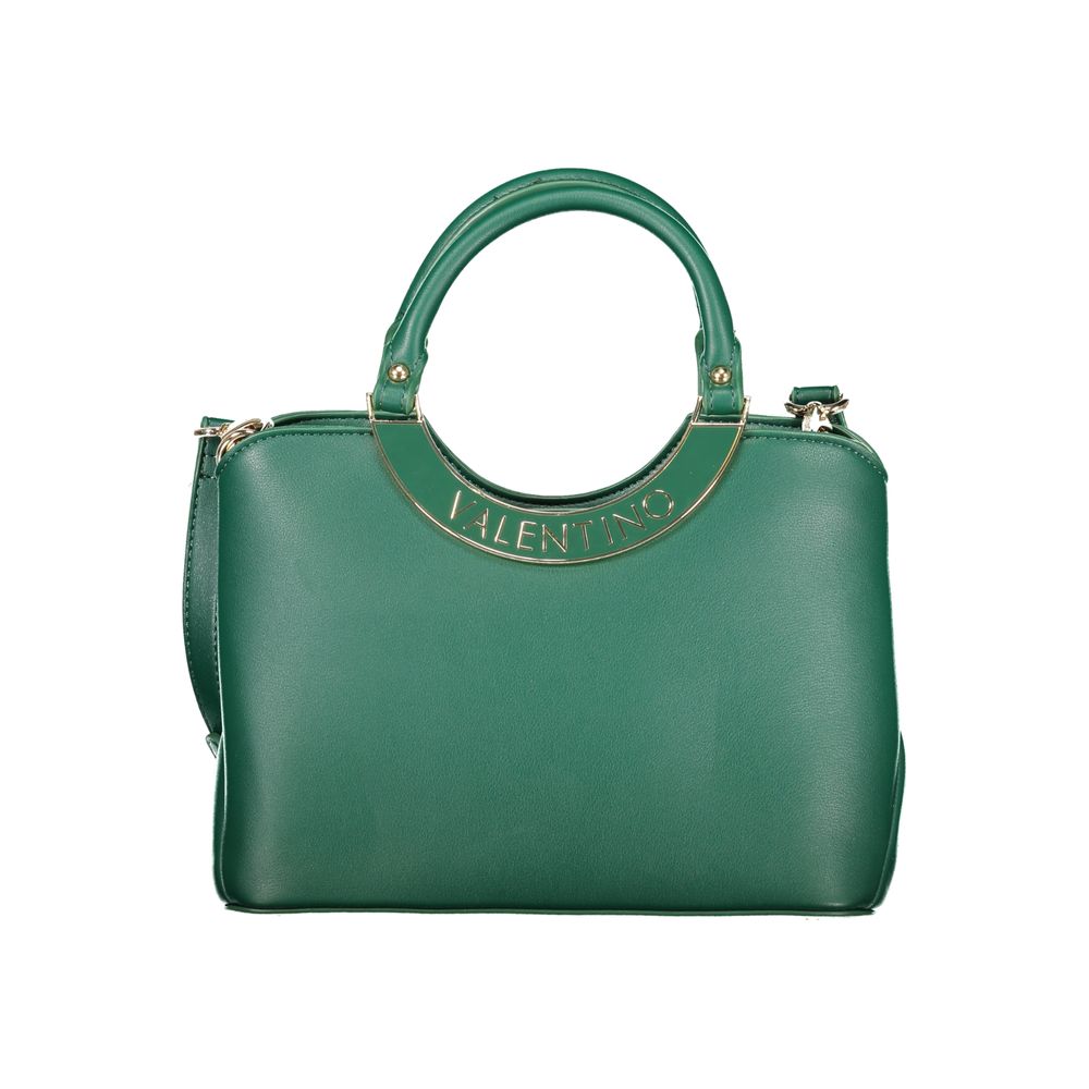 Mario Valentino Verde Polyurethane Women Handbag | Regal Royce