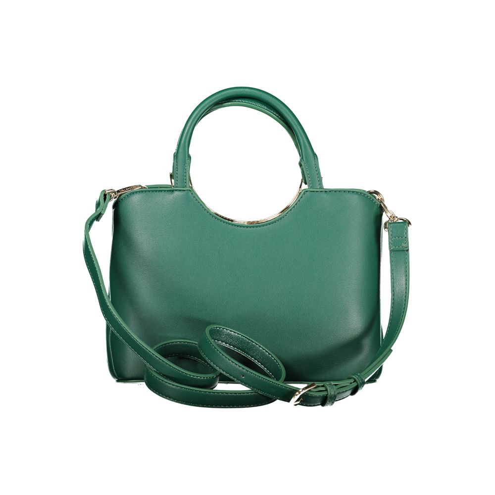 Mario Valentino Verde Polyurethane Women Handbag | Regal Royce