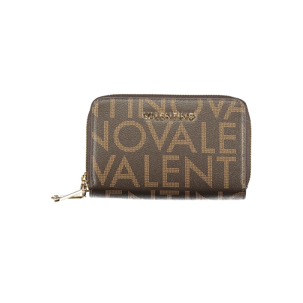 Mario Valentino Marrone Polyurethane Women Wallet | Regal Royce