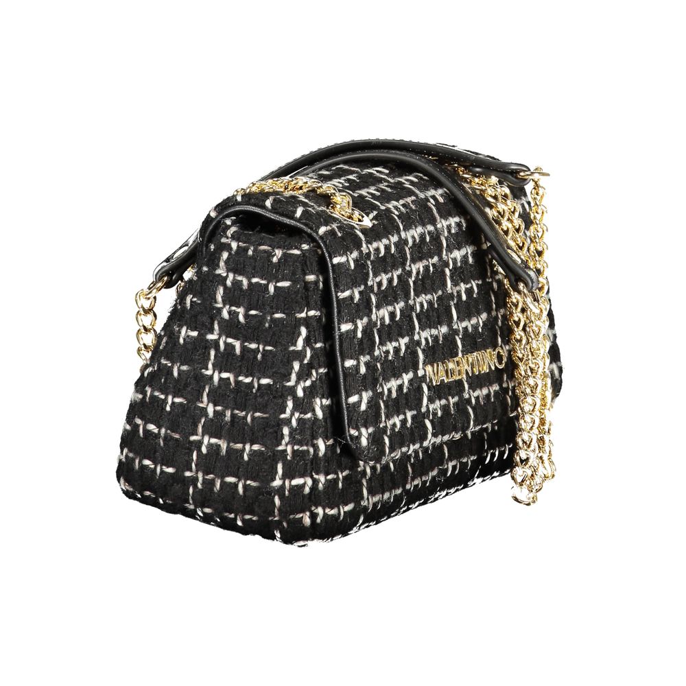 Mario Valentino Black Polyurethane Women Handbag | Regal Royce