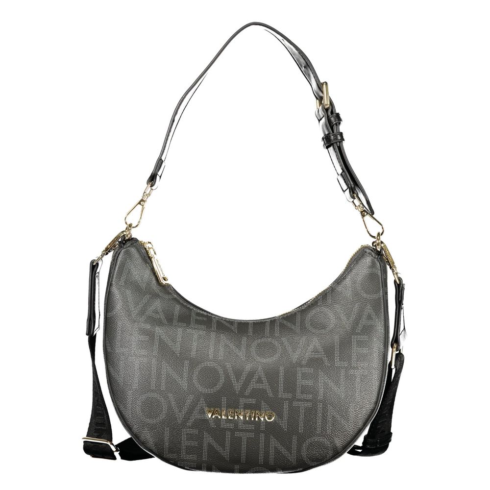 Mario Valentino Black Polyurethane Women Handbag | Regal Royce