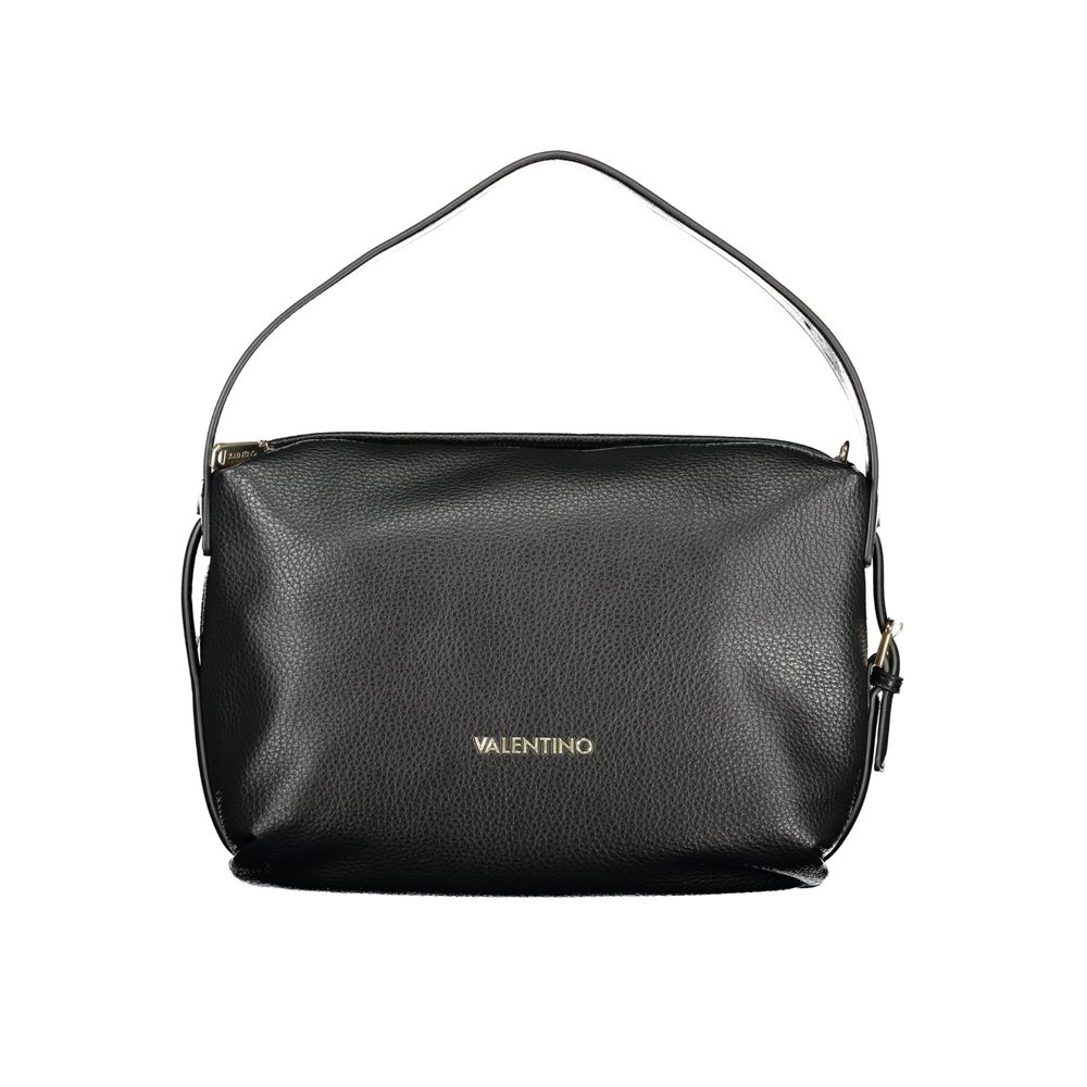 Mario Valentino Nero Polyurethane Women Shoulder Bag | Regal Royce