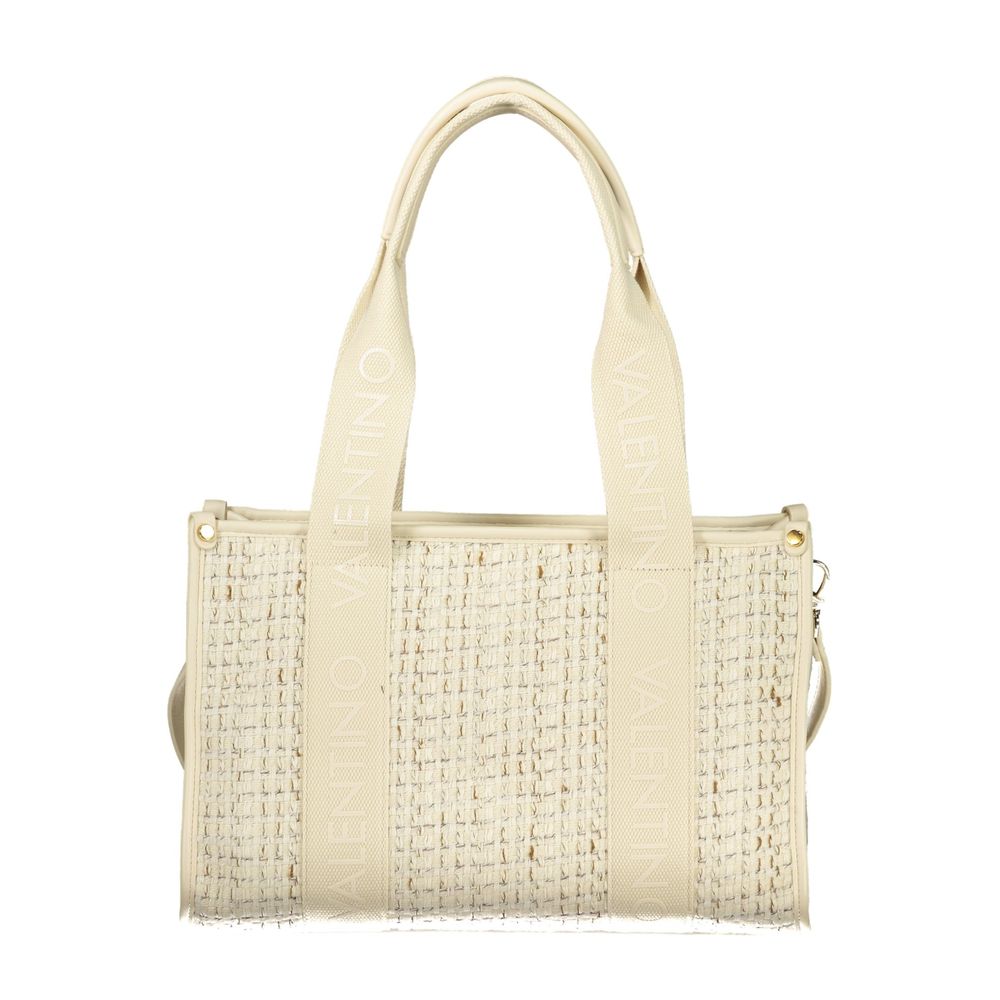 Mario Valentino Bianco Polyester Woman Handbag | Regal Royce
