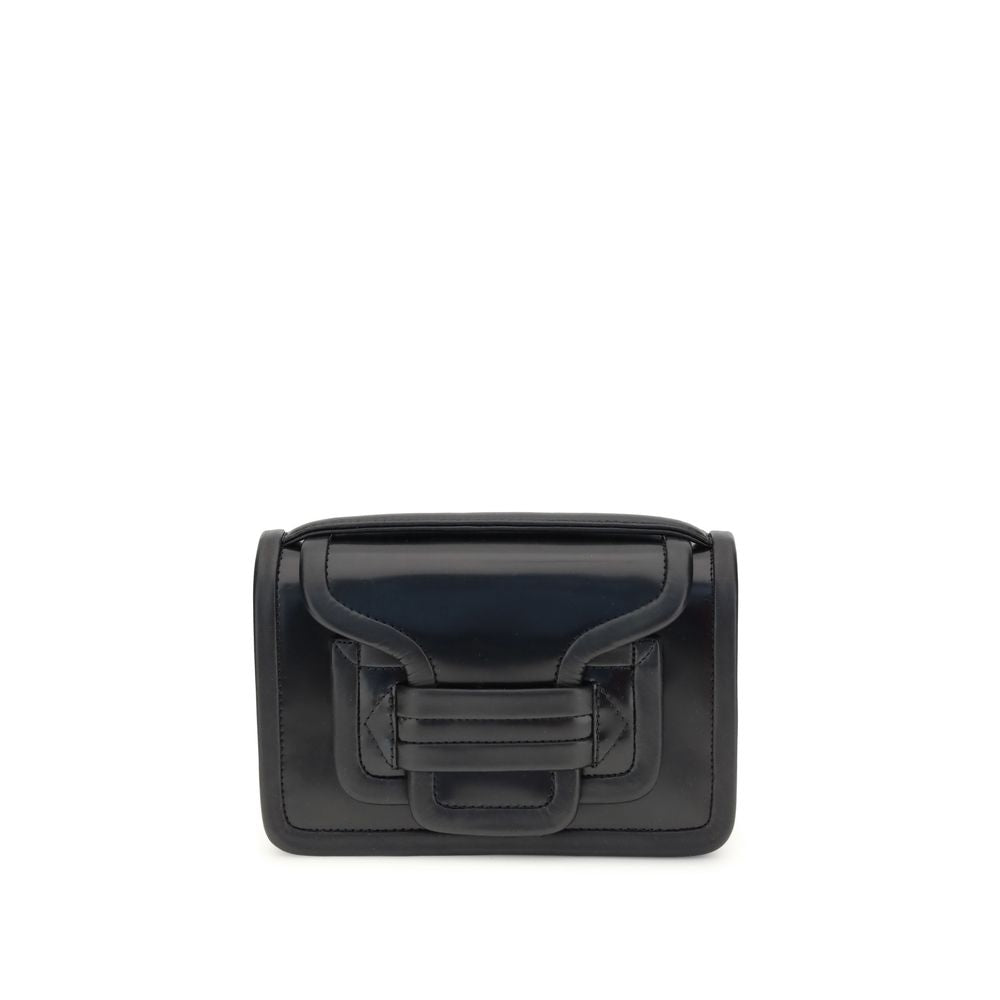 Pierre Hardy Black Calf Leather Bos Taurus Shoulder Bag | Regal Royce