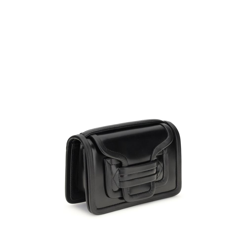 Pierre Hardy Black Calf Leather Bos Taurus Shoulder Bag | Regal Royce