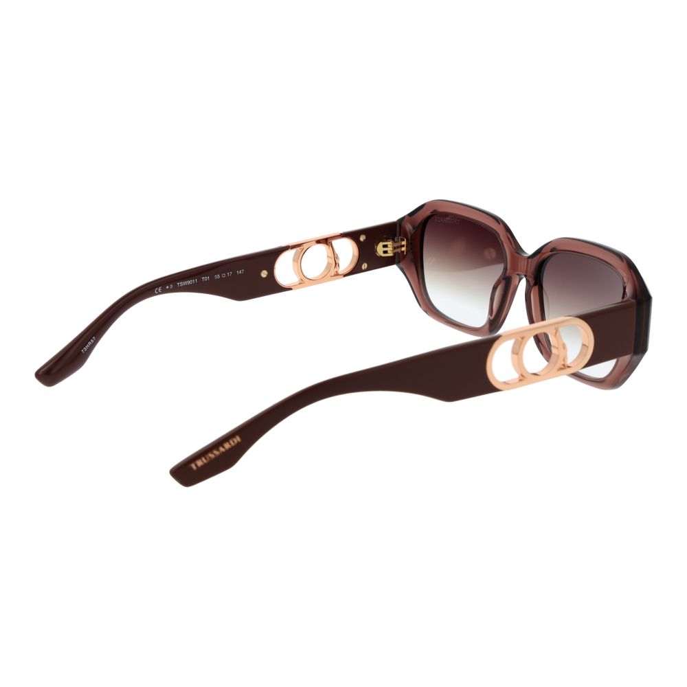 Trussardi Brown Acetate Sunglasses | Regal Royce