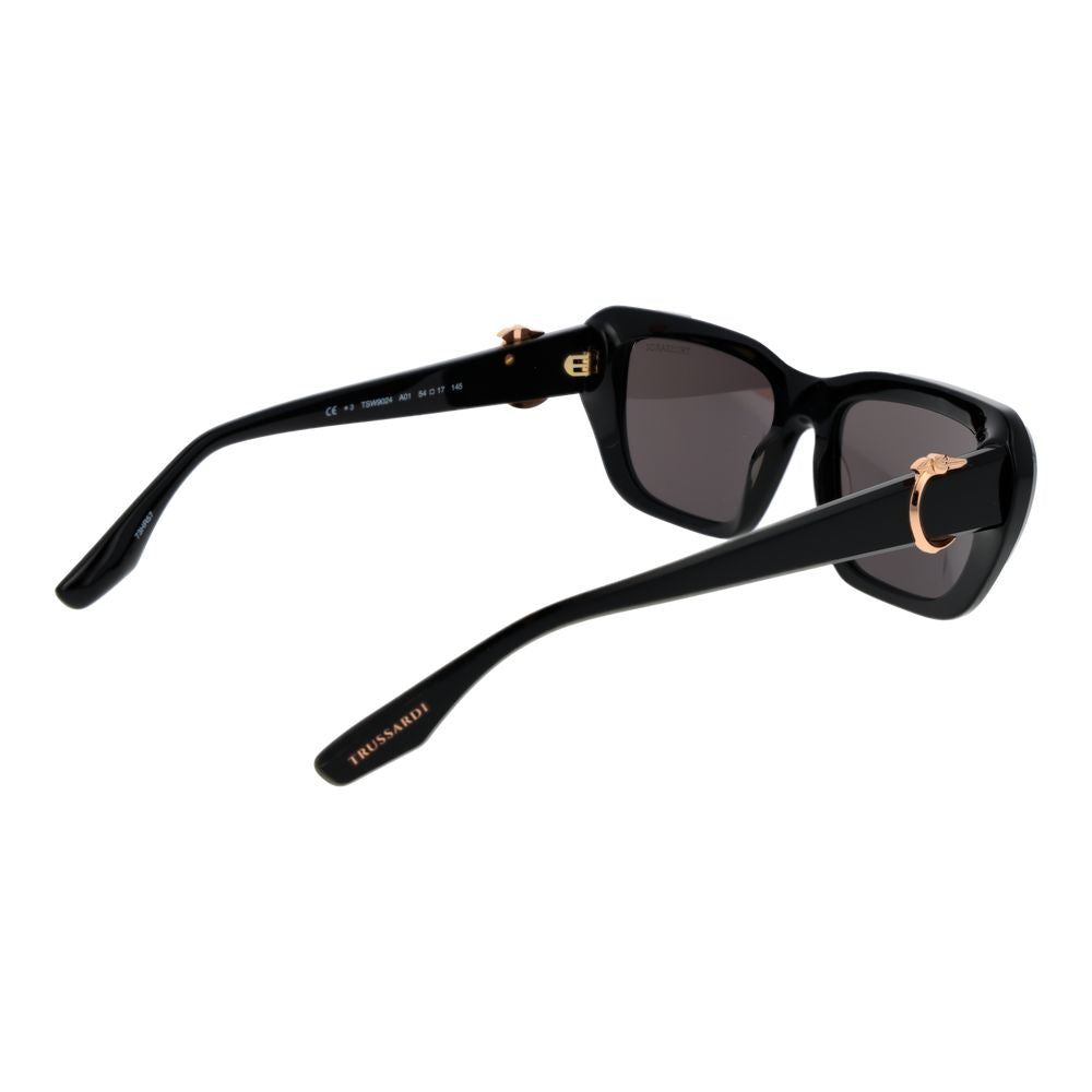 Trussardi Black Acetate Sunglasses | Regal Royce