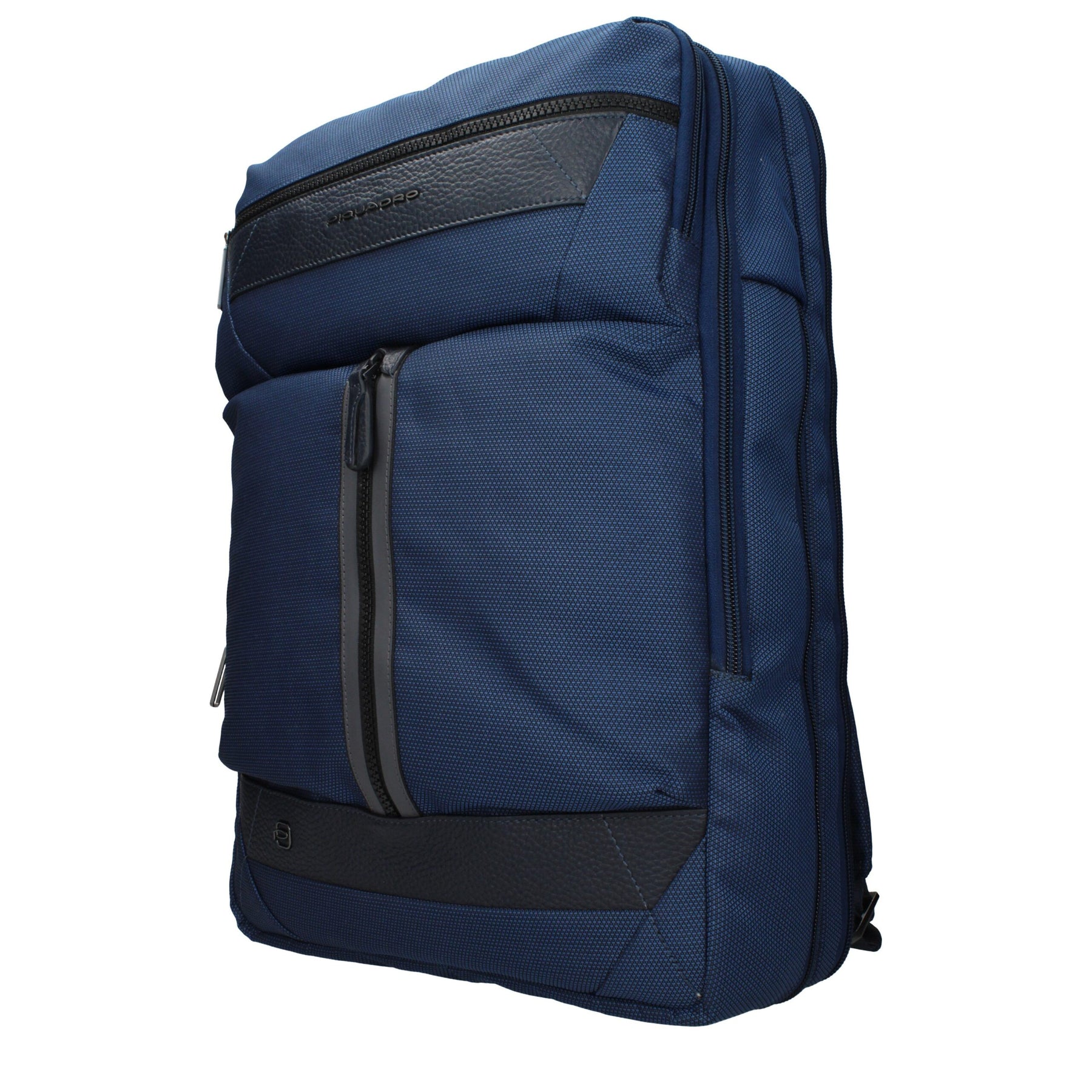 Piquadro Blue Fabric Backpack | Regal Royce