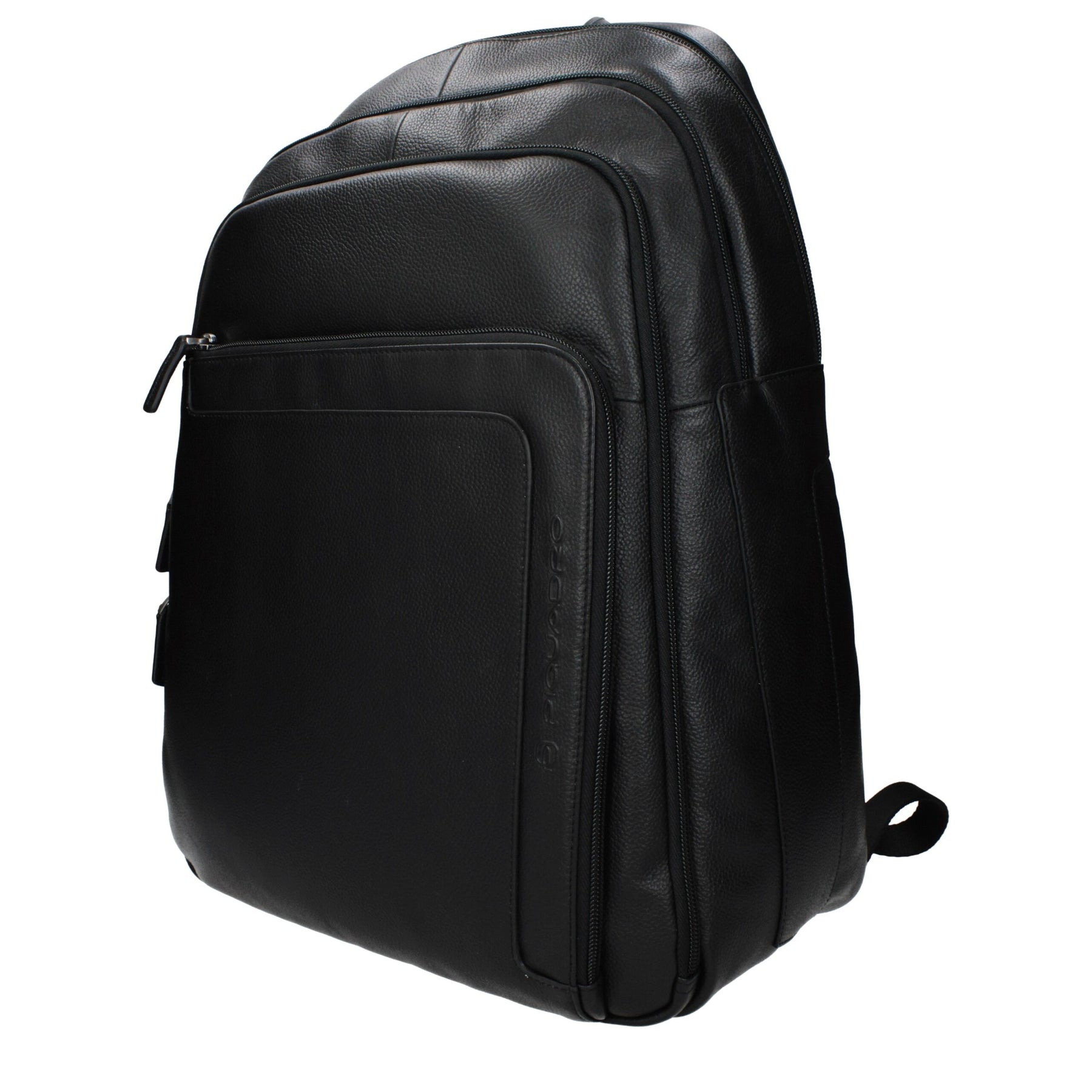 Piquadro Black Leather Backpack | Regal Royce