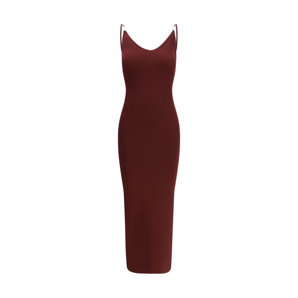 Versace Bordeaux Viscose Casual Dress | Regal Royce