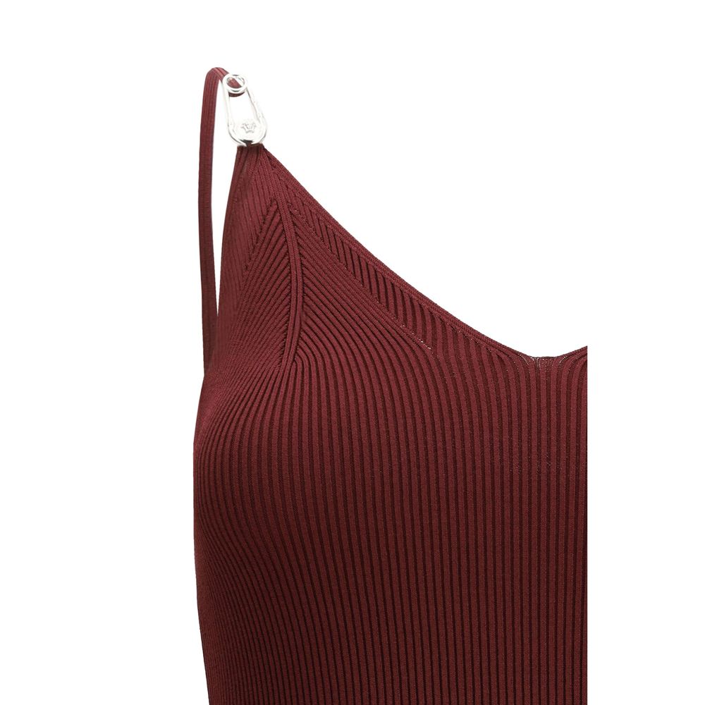 Versace Bordeaux Viscose Casual Dress | Regal Royce