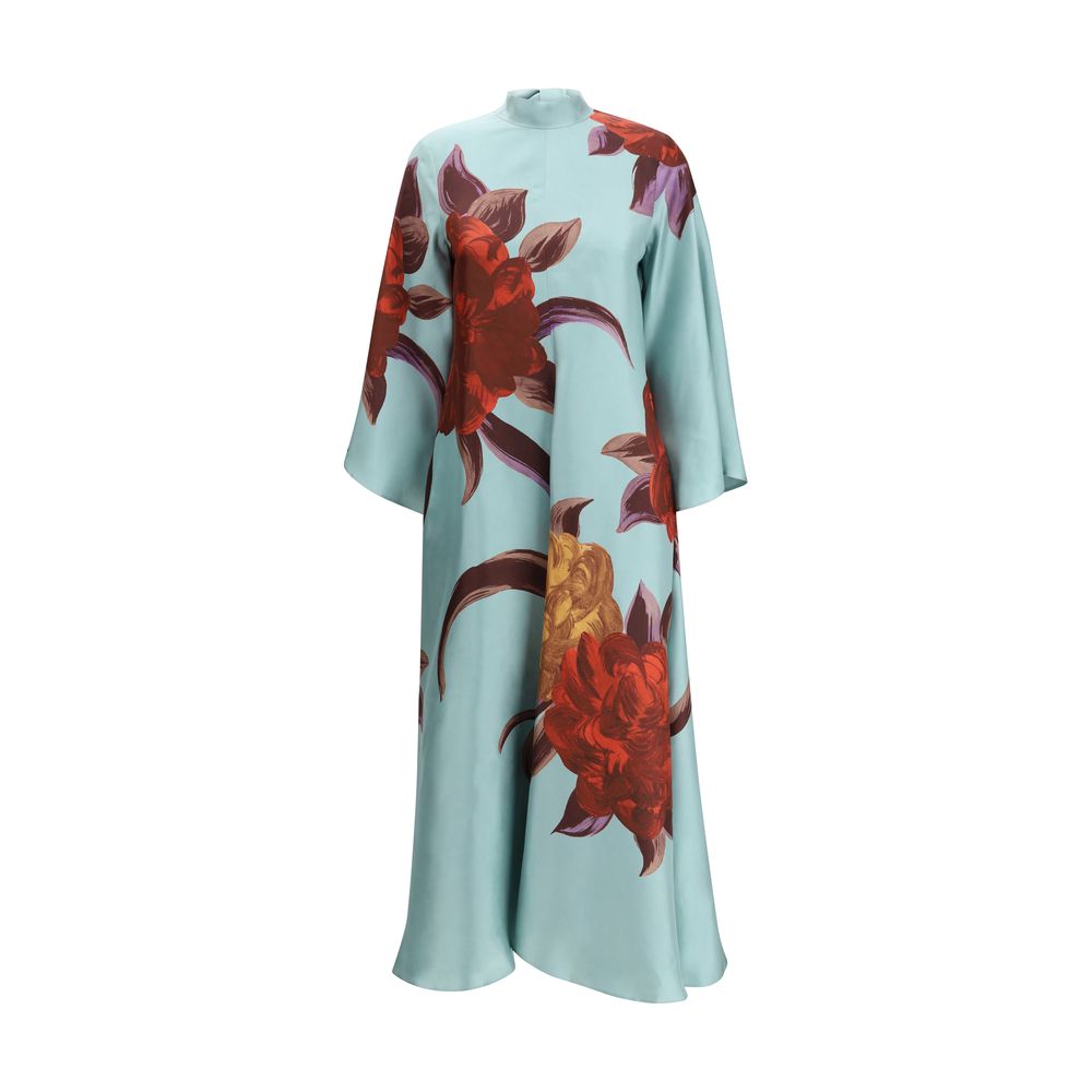 La Double J Multicolor Silk Cocktail Dress | Regal Royce