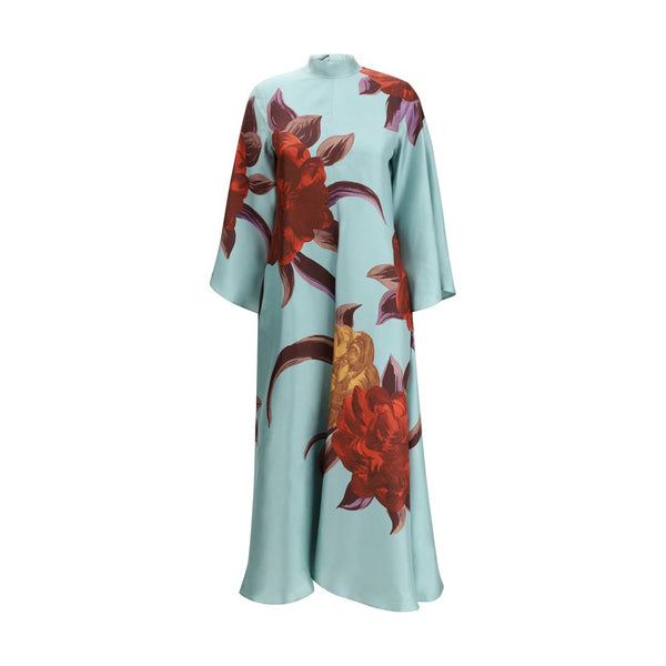 La Double J Multicolor Silk Cocktail Dress