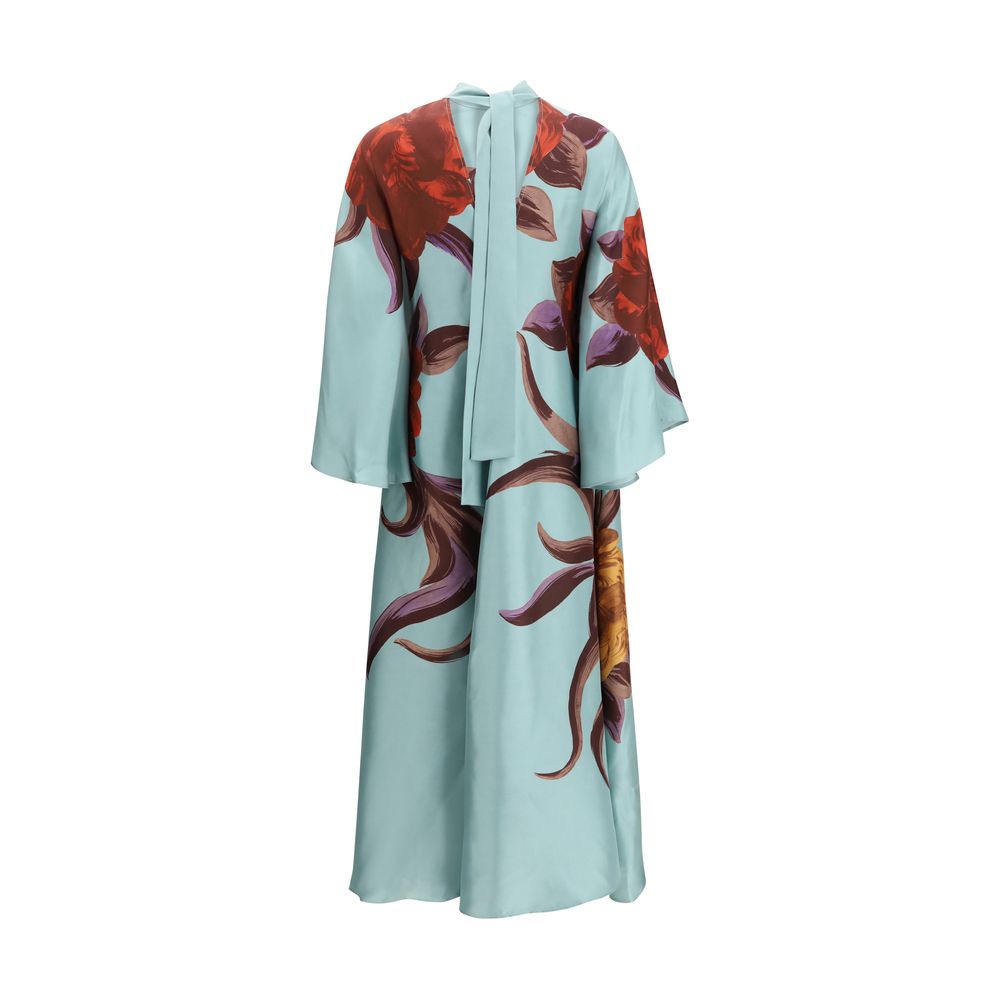La Double J Multicolor Silk Cocktail Dress | Regal Royce