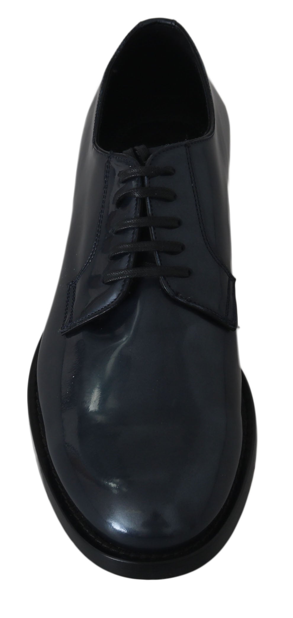 Dolce & Gabbana Blue Leather Derby Dress Formal Shoes | Regal Royce