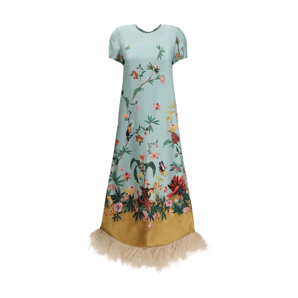 La Double J Multicolor Silk Casual Dress | Regal Royce