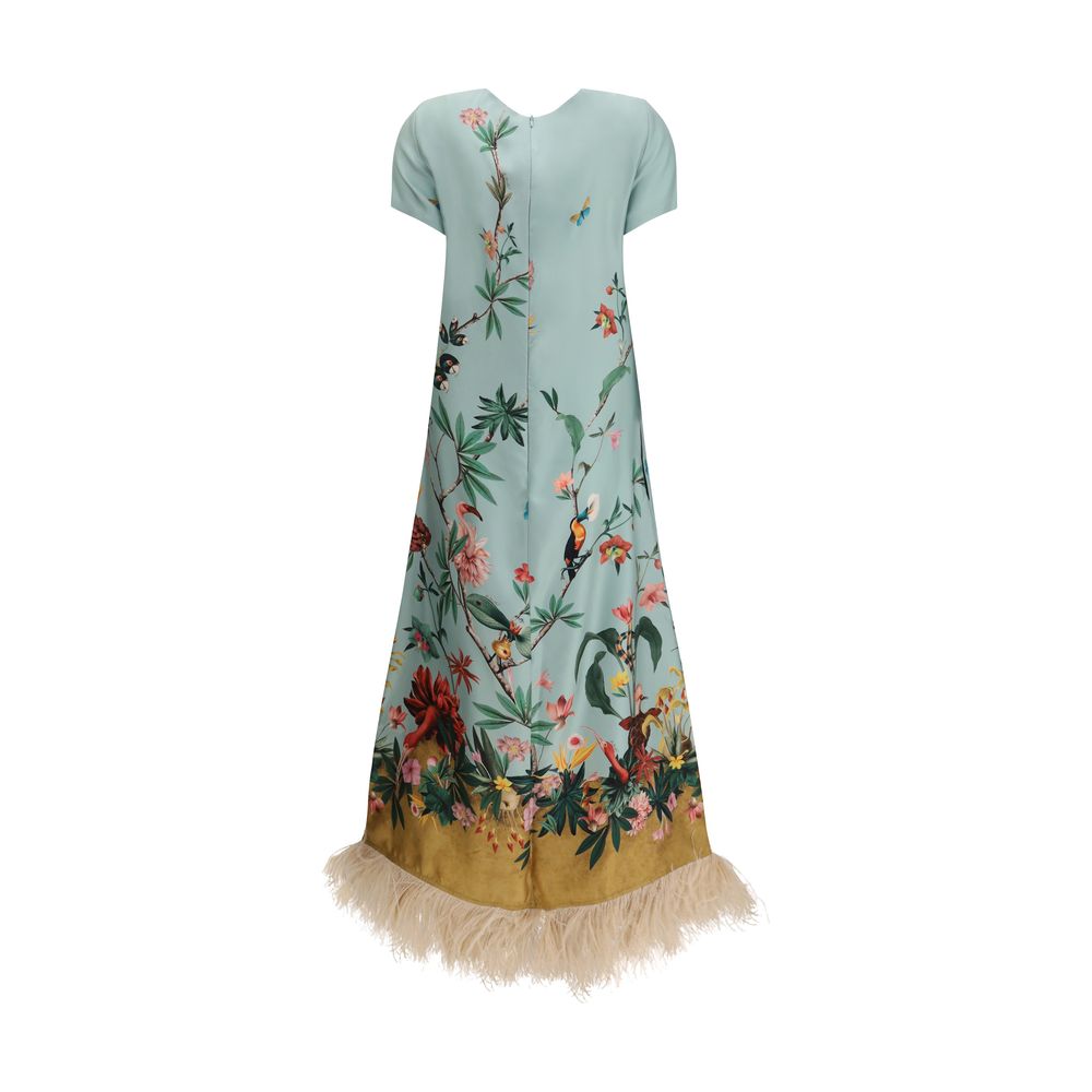 La Double J Multicolor Silk Casual Dress | Regal Royce