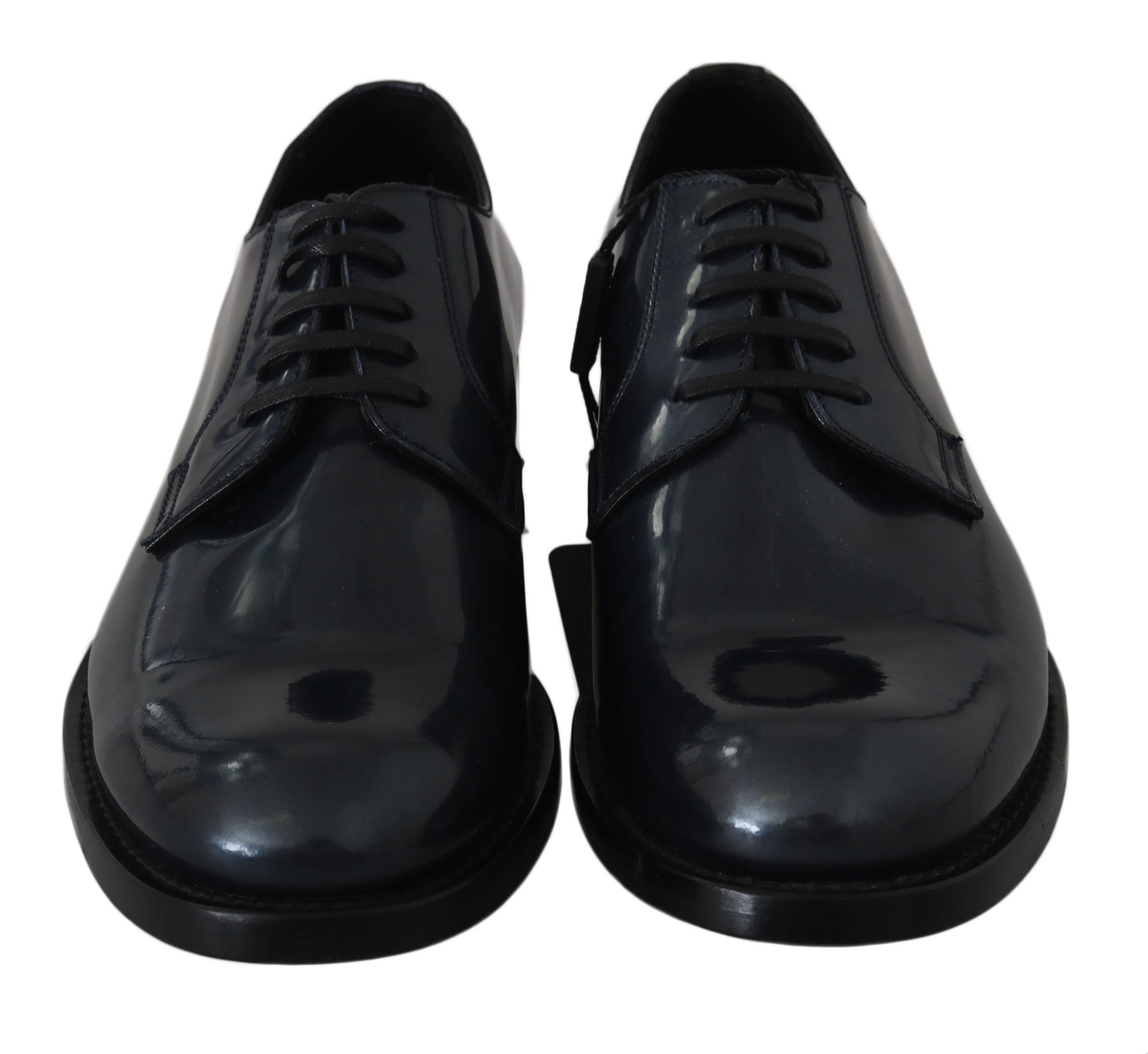 Dolce & Gabbana Blue Leather Derby Dress Formal Shoes | Regal Royce